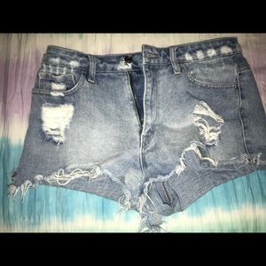 Klique B Jean Shorts